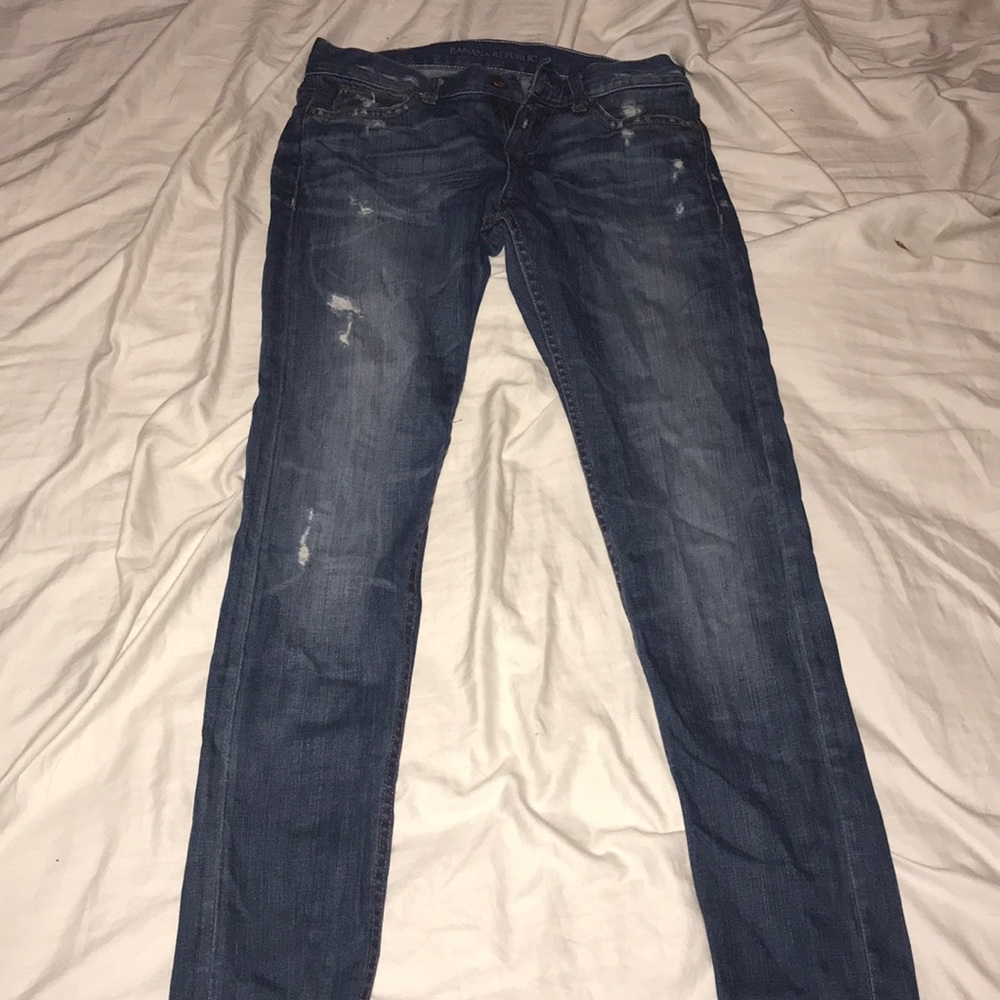 Medium wash jeans